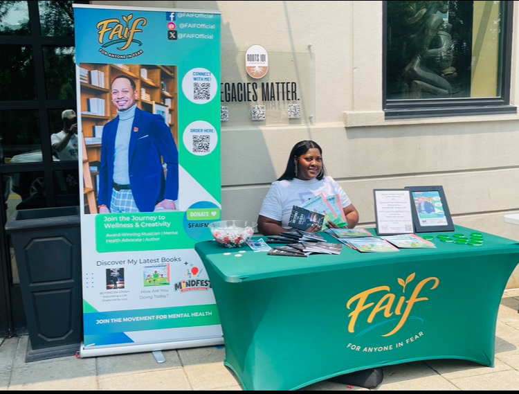FAIF Foundation resource table at a community event